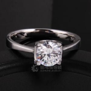 OEM Designed Fashion Single Diamond Engagement Ring