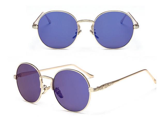 2017 Round Shape Hot Selling Lady′s Sunglasses Beach Sunglasses Summer Visor Sunglasses (MOD. 1006)