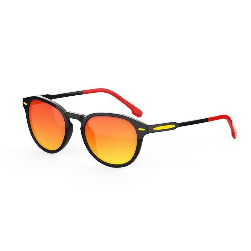 Sunok Brand Full Round Frame Thin Temples UV400 Men Sunglasses Custom Polarized Sun Glasses
