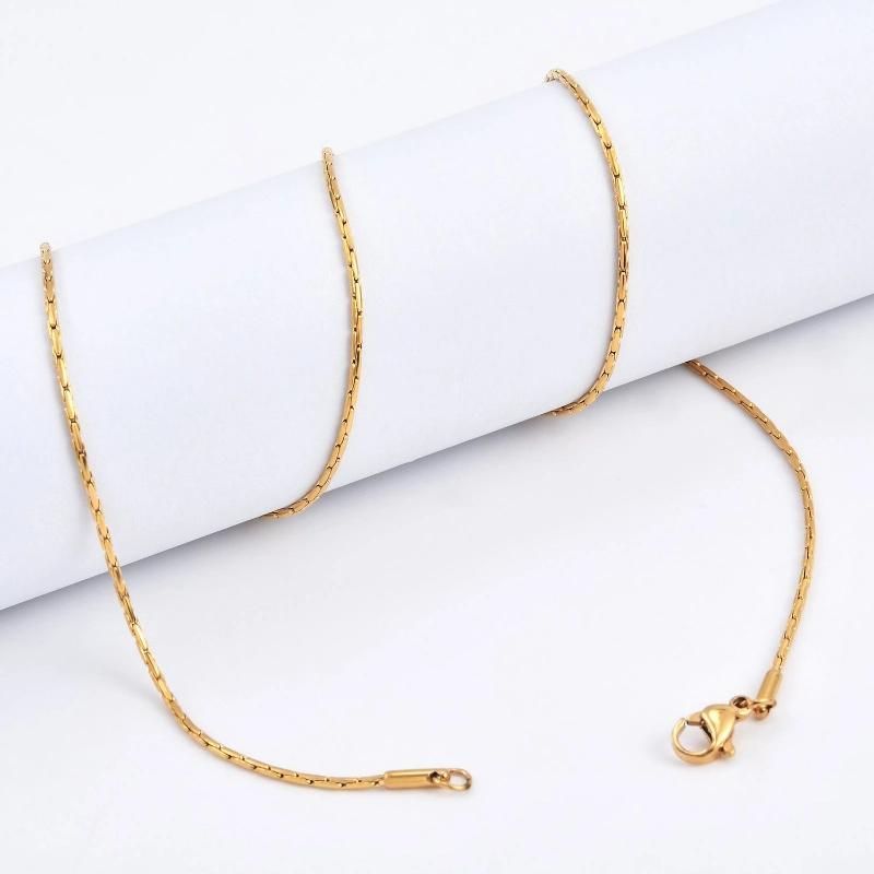 Popular Stainless Steel Round Wire Cable Boston Chain for Beaded Necklace Bracelet Design