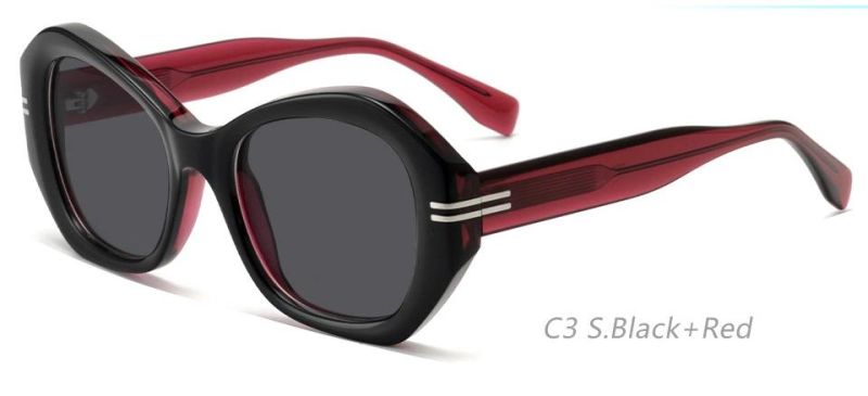 Polarized Sunglasses for Men Women with Acetate Frame, Ideal for Driving Fishing Cycling and Running, UV Protection