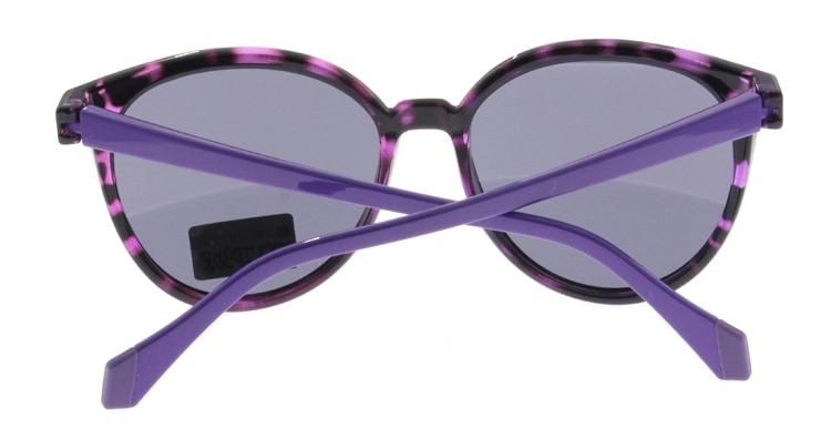 Latest Fashion Custom Purple Tr90 Round Retro Polarized Women Sunglasses