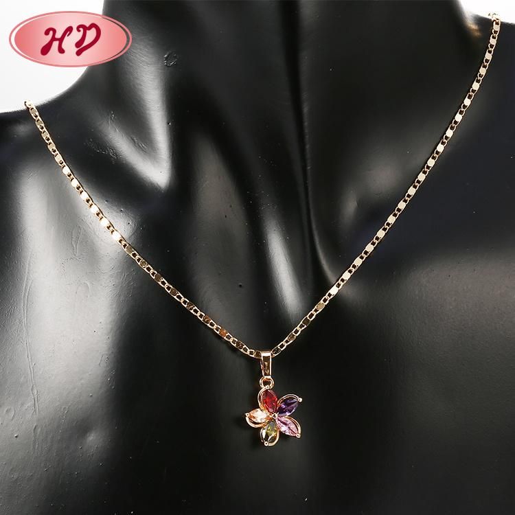 Wholesale Costume Zircon Champaign Gold Plated Jewelry Sets for Gift