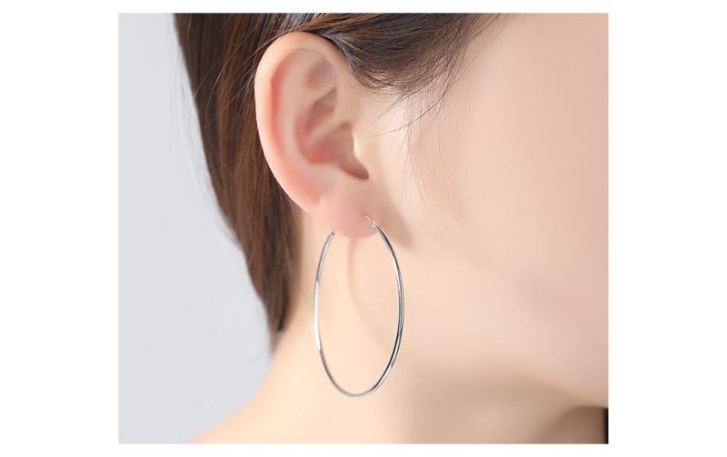 Fashion Circle Round Earrings Geometry Jewelry