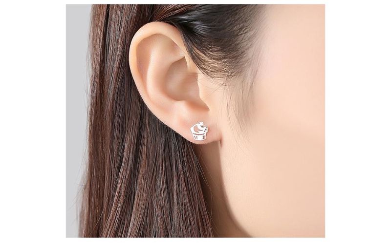 Korean 2021 Earrings Jewelry Mini Cake Studs