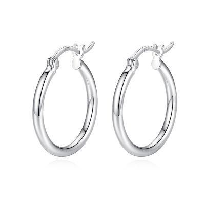 2021 French Resizable Loop Style Silver Earring Jewelry