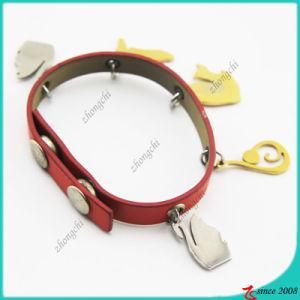 Zinc Alloy Charms Red Genuine Leather Bracelet (LB)
