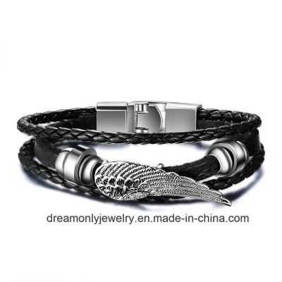 Popular Three Circles Bracelet Bird Wing Design