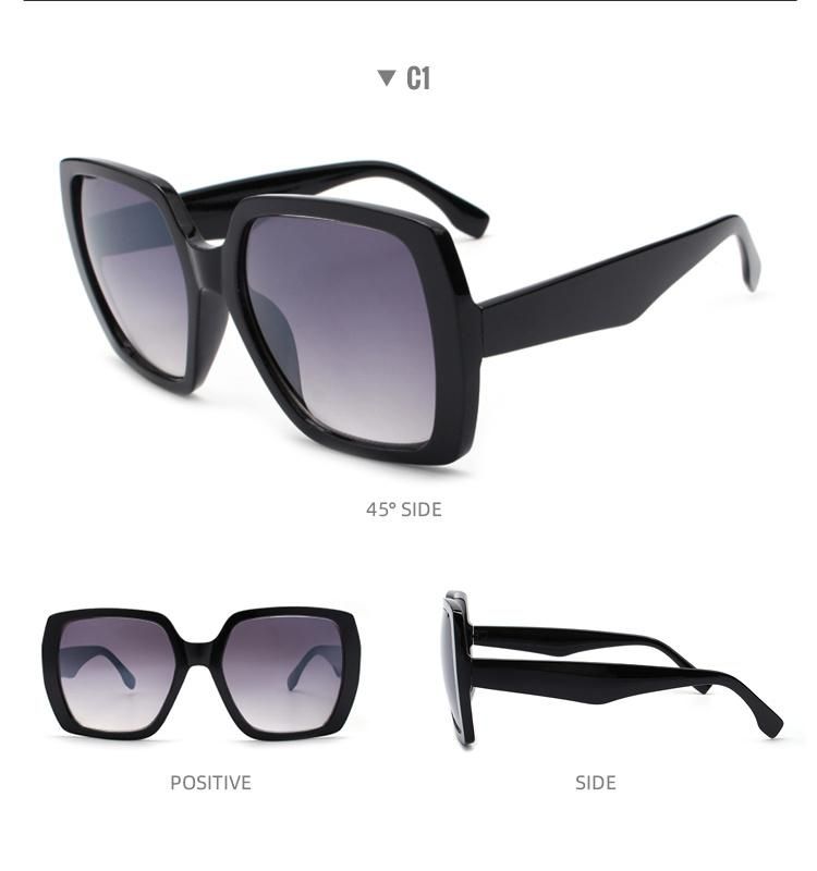 2022 Big Frame Women Fashion Sunglasses UV400 Polarized