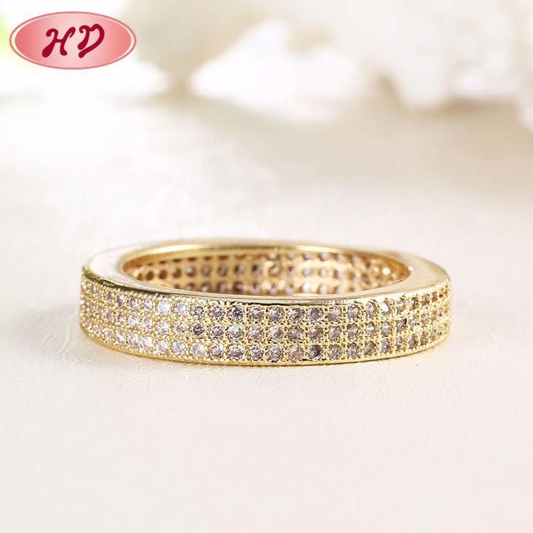 Fashion New Design CZ Jewelry Supplies Wholesale AAA Cubic Zirconia Gold Rings Design for Boys