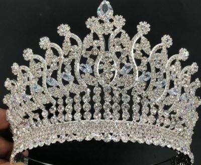 Bridal Wedding Tiara Crown. Pageant Tiara Crown, Luxury Rhinestone Tiara Crowns