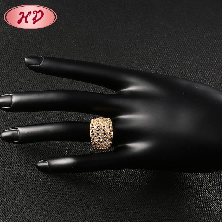 18K Gold Plated Wedding Fashion Engagement Jewelry Silver Stainless Steel Man Finger Rings Design