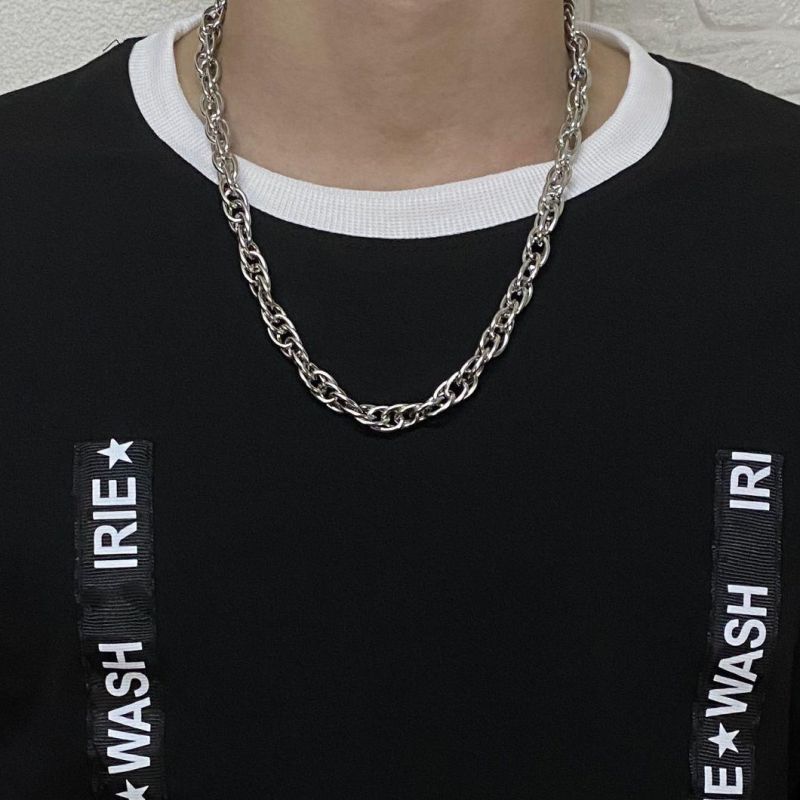 Jewellery Manufacturer Custom Non Tarnish Jewelry High Quality Classic Stainless Steel Necklace Simple Chain Wholesale Fashion Jewelry for Men Unisex Women