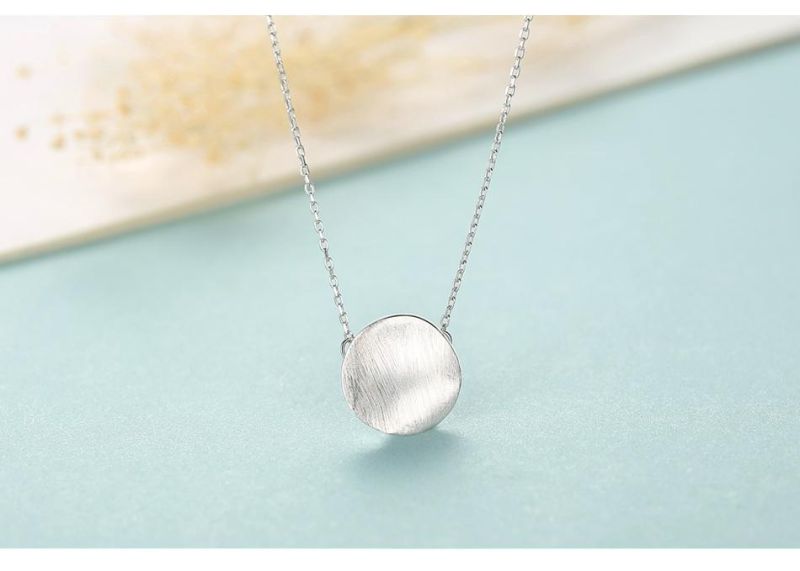 Piercing Imitation Round Rose Gold Pendants Necklace