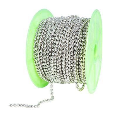 1.5mm Fashion Silver Color Stainless Steel Ball Chain in Spool