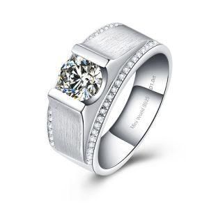 1 Carat Zircon Stone Ring for Man