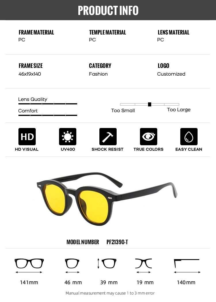 2022 Designer Sun Glasses for Wholesale Women Shades UV400 Oversized Big Round Plastic Sunglasses