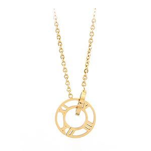 Wholesale Atlas Bar Pendant Necklace in Yellow Gold From Teemtry. COM