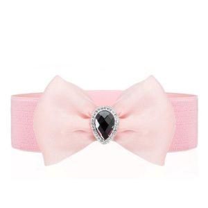 Fashion Rhinestone Bow Knot Elastic Women Belly Band (Blt0042190)