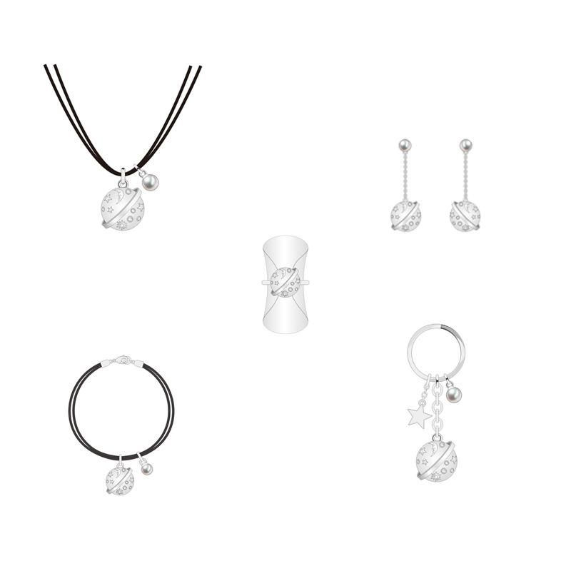 Top Fashion High Quality Fashion Designed Mars Shape Jewelry Set