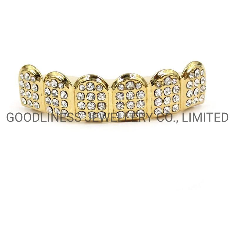 Iced out Hip Hop Jewelry Rhinestone Teeth Grillz