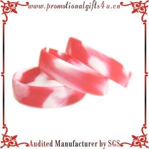 Cheap Color Swirl Silicone Straps for Promotion (S-D-002)