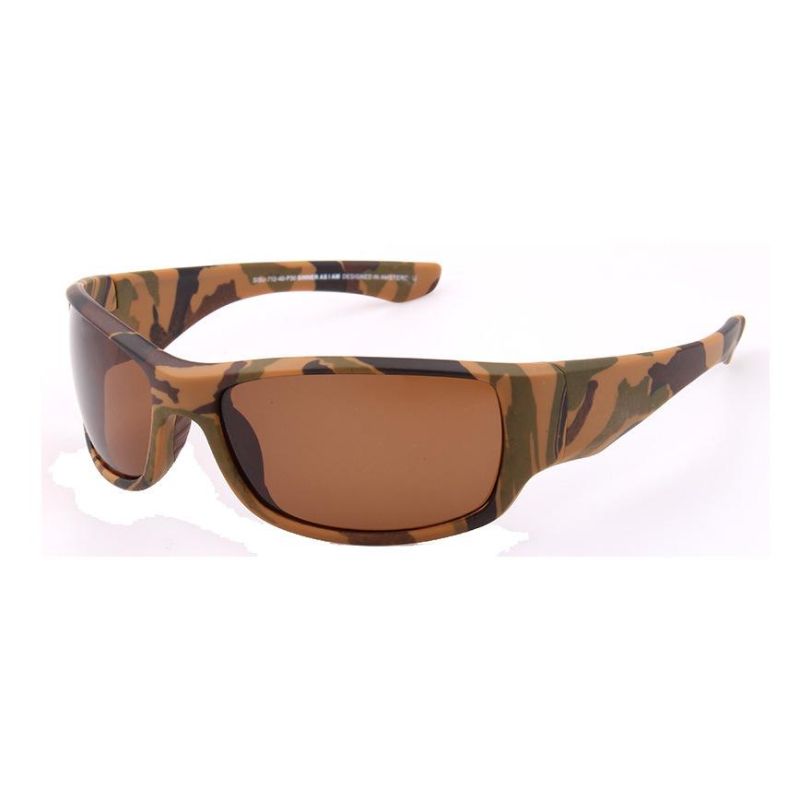 2017 Factory Directly Wrapped Sports Sunglasses with Camo Pattern