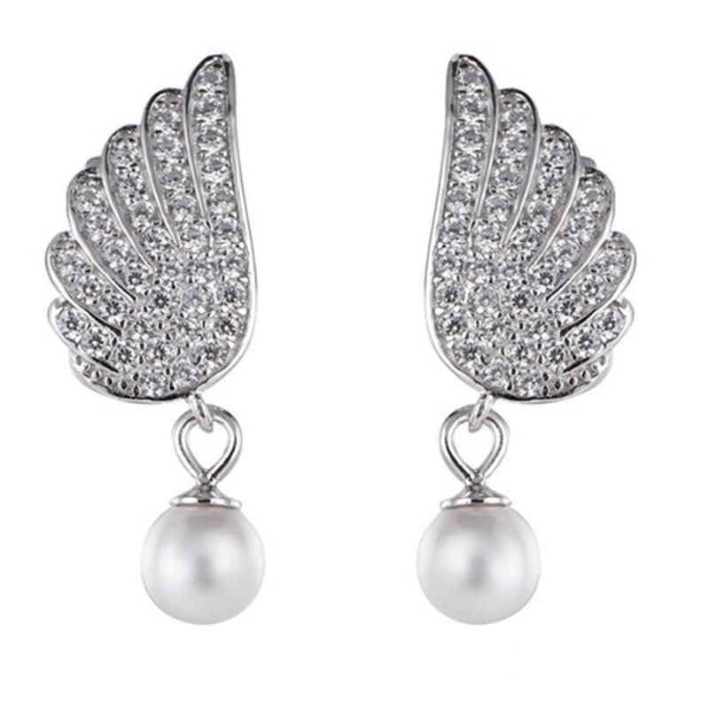 925 Sterling Silver Luxury Earring with Pearl