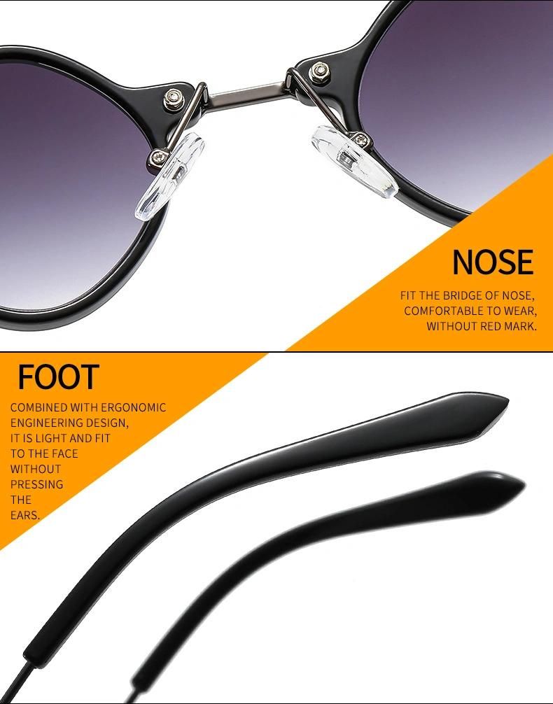 New Men Punk Fashion Retro Metal Sunglasses