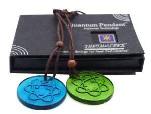 Fashion Colored Glaze Energy Charms Pendant, Tourmaline Glass Quantum Energy Pendant