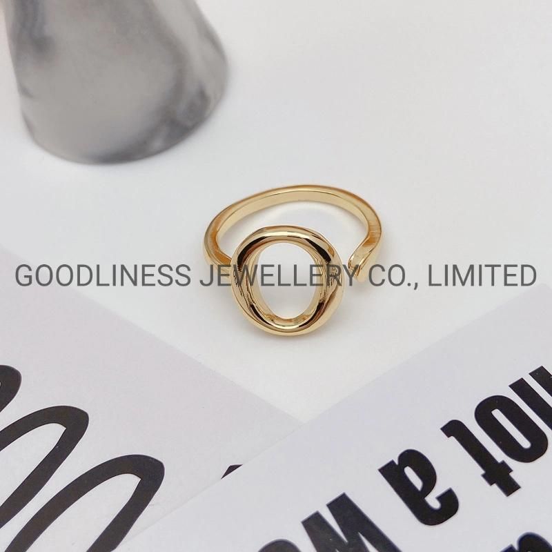 Fashion Jewelry Women Brass Copper Open Adjustable Rings