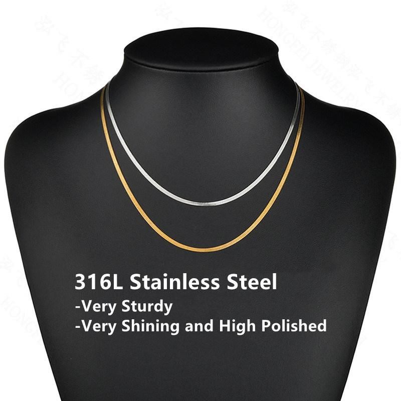 Stainless Steel Chain Necklace Chain Necklace for Men Women Jewelry