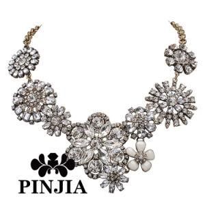 Factory Delivered Crystal Beaded Necklace Customed Women Necklace Fashion Jeweley