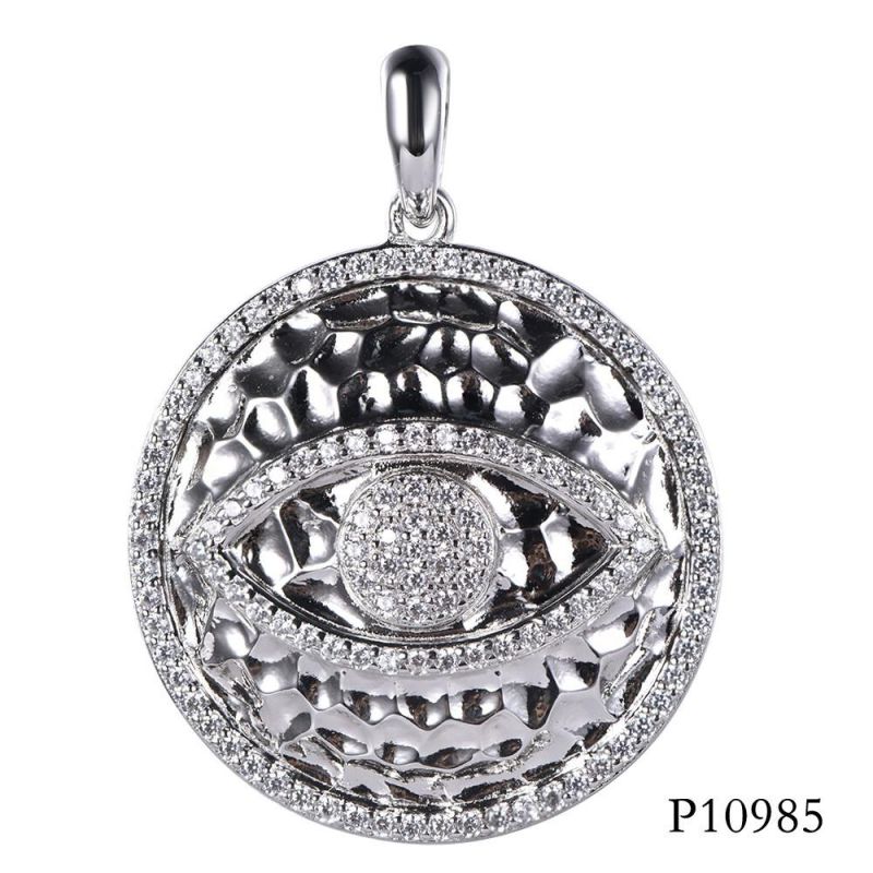 Wholesale 925 Sterling Siver Evil Eye Hammer Pendant