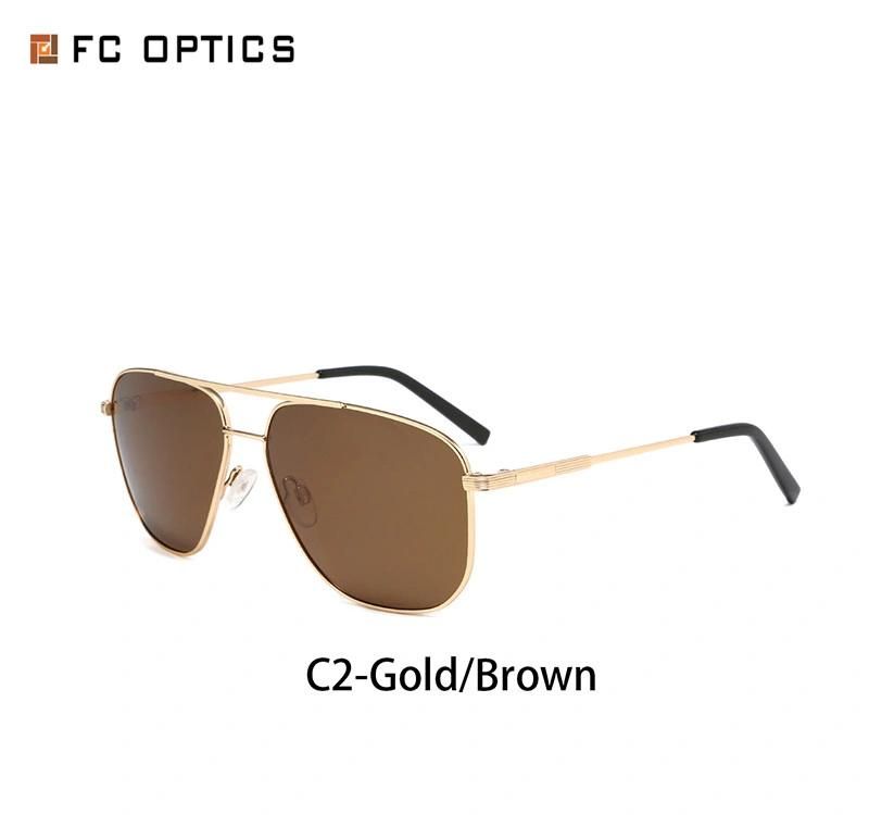 Retro Sun Glasses for Men in Stock Eyewear Metal Frame Sunglasses