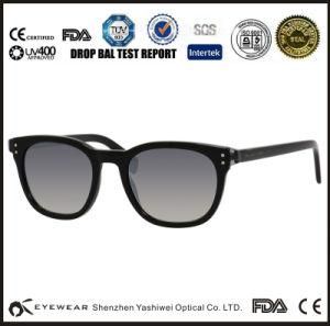Top Quality Black Pure Acetate Sunglasses