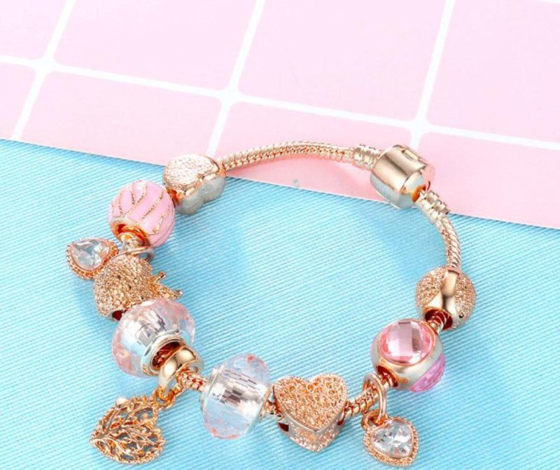 Hot Amazon Beaded Bracelets Charm Bracelet Rose Gold for Women