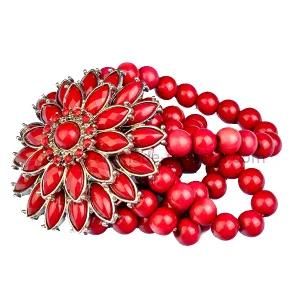Fashion Red Agate Bracelet (GD-AC159)