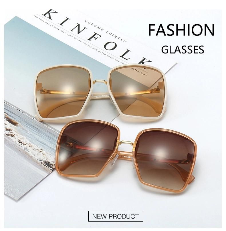 Fashion UV400 Sunglasses Female Trend Wild Face-Lift Big Frame Sunglasses