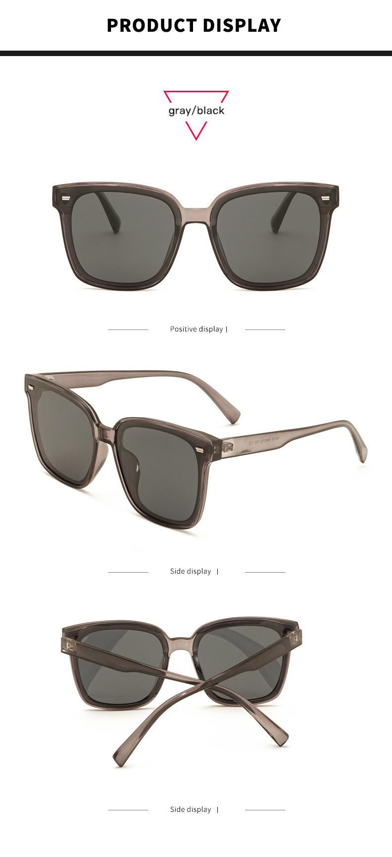 2022 Best Selling Newest Unisex Square Shades Sunglasses Lens Polarized Tr90 Retro Sun Glasses for Women