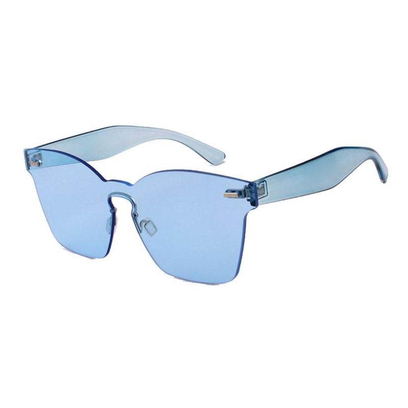 2018 Hot Selling Fashion One Piece Colored Lens Sunglasses