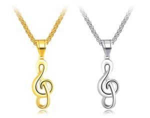 High Quality Music Symbol Treble Clef Necklaces Pendant Music Note Sign Charm Dainty Musical Note Jewelry Gifts
