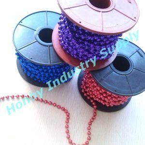 Top Quality 6mm Colored Steel Ball Chain by The Roll
