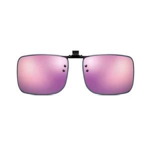 Customized New Arrival Polarized Fashion Top Sale Clip on Sunglasses with Tac Lens Model J3018-P