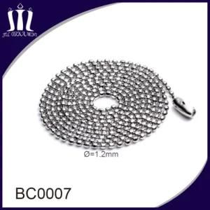 Wholesale Metal Stainless Steel Jewelry Ball Bead Chain