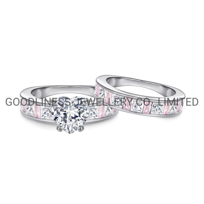 Hot Sale 925 Sterling Silver Women Wedding Jewelry CZ Rings