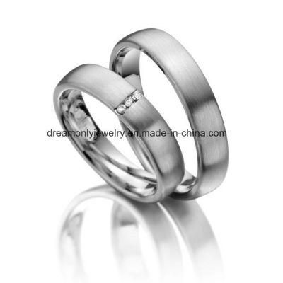 White Gold Wedding Ring Sets Joyas De Acero Inoxidable Brass Jewelry Ring