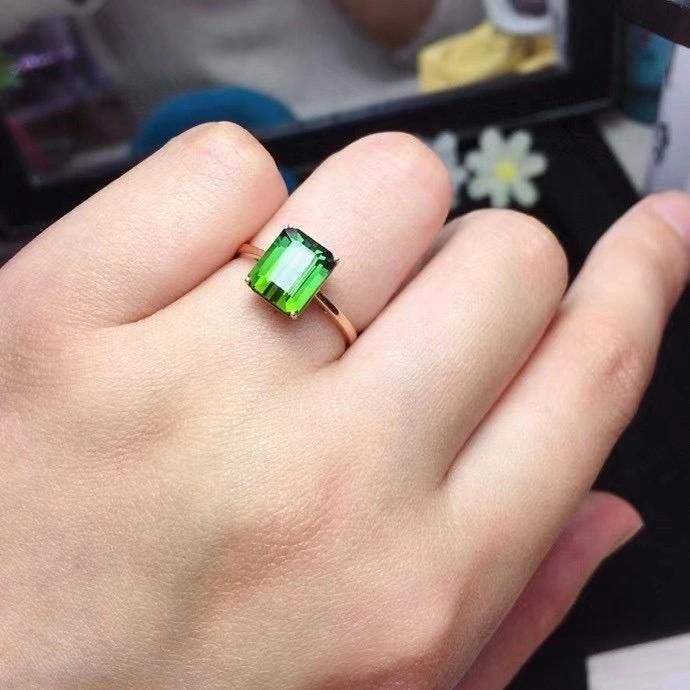 Fashion Accessories Tourmaline Ring 18K Gold China