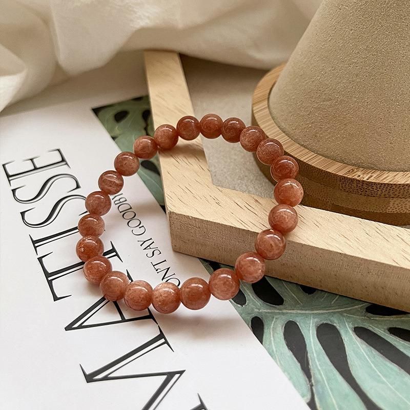 Fashion Jewelry Golden Sunstone Natural Crystal Bracelets