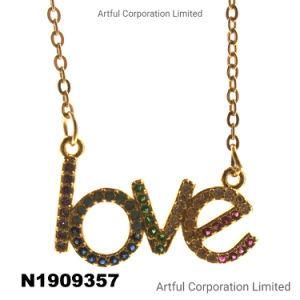 Gold Plating Silver Necklace with Customized Design